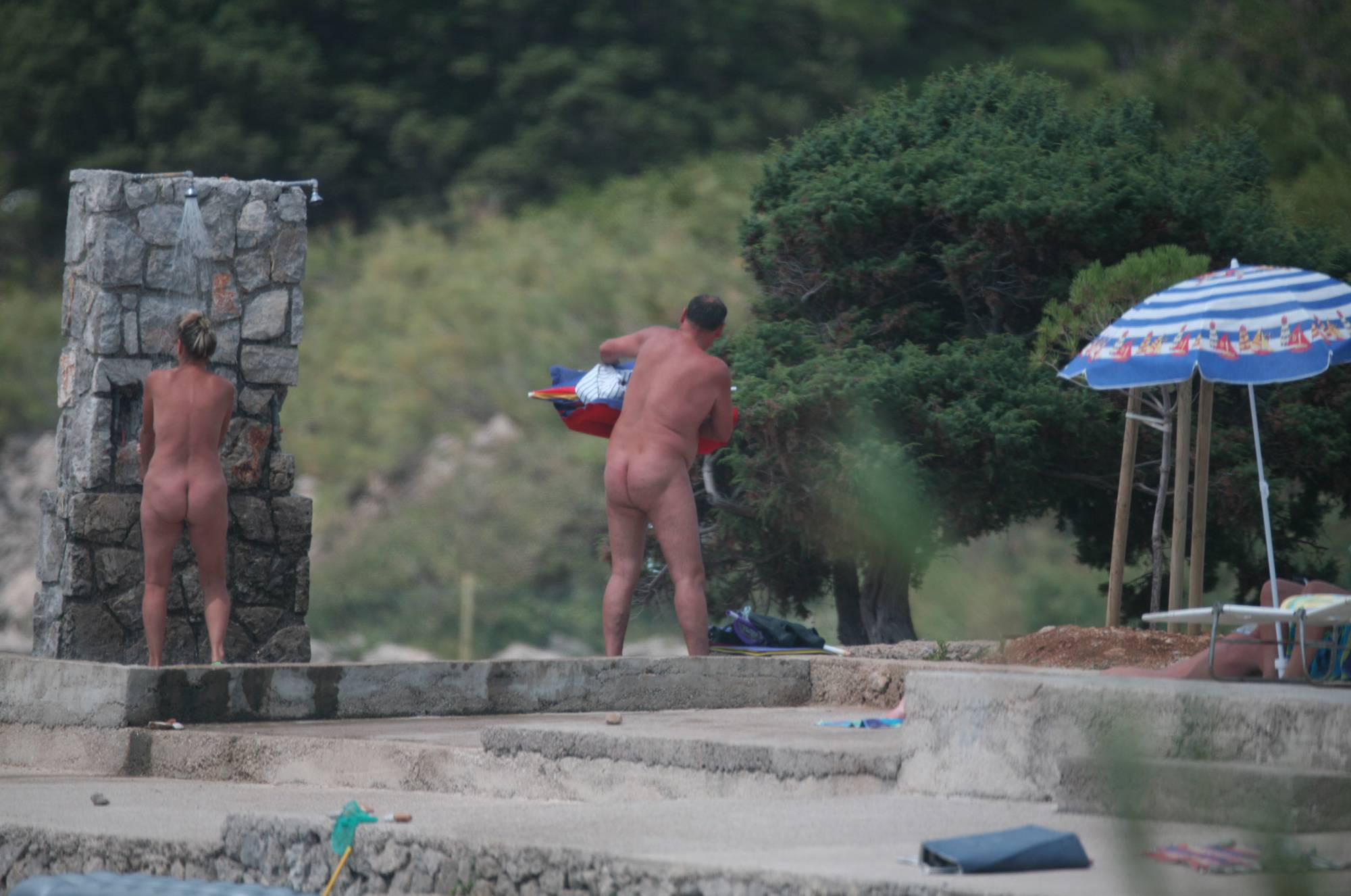 Pure Nudism Cove Pyramid Shower Top - 1